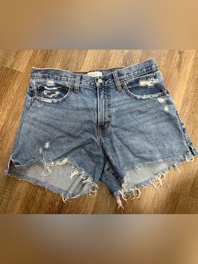 Abercrombie & Fitch Curve Love Boyfriend Shorts